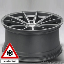 19 Zoll M1 concave Felgen Kombi 8,5+9,5x19 5x130 ET45-45 grau pol. für Porsche