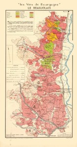 Burgundy Bourgogne Wine Map Beaujolais Appellations Fleurie Brouilly Larmat 1953 Ebay Burgundy Bourgogne Wine Map Beaujolais Appellations Fleurie Brouilly Larmat 1953 Ebay