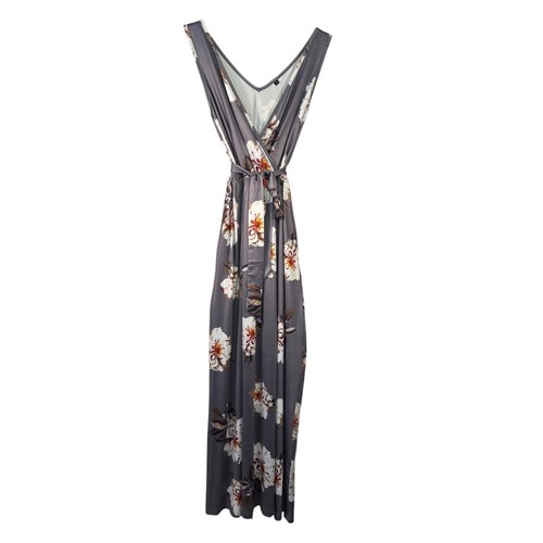 Kilig Floral Maxi Wrap Dress Size Small With Belted Waist - 第 1/9 張圖片
