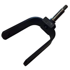 (1) OEM Takeoff Caster Fork Fits Hustler Super 104 123647-6