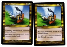 Temporal Spring - 2001 Apocalypse MTG Gold - Green/Blue Common Sorcery NP X 2