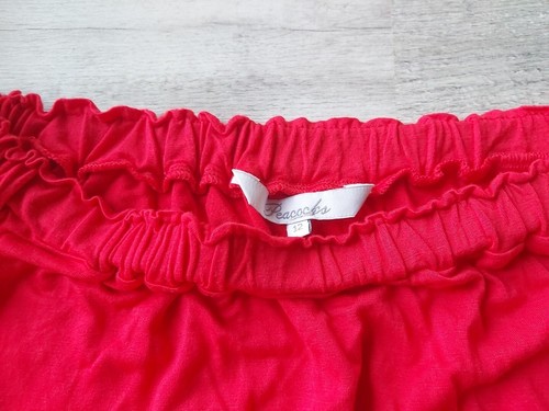 Womens Red Top Peacocks Size 12 - Picture 3 of 4