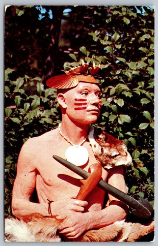 Ocmulgee National Monument Macon Georgia Master Farmer Chief Ax Postkarte A32