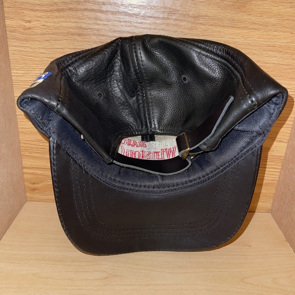 Vintage Dale Earnhardt 7 Time Leather NASCAR Winston Cup