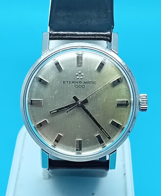 ETERNA MATIC 1000 AUTOMATIC CAL 1479 K MENS 33MM | eBay