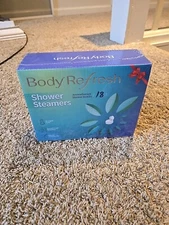 BodyRefresh Shower Steamers 18 Pack - Mint & Eucalyptus Aromatherapy Bombs