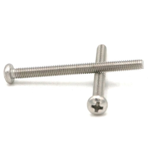 Tornillos de cabeza de sartén redonda cruzada de acero inoxidable M1-M4 304 pernos Phillips DIN7985 GB818 - Imagen 73 de 175