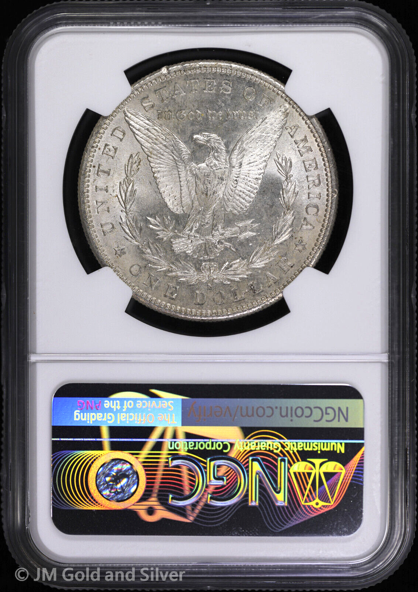 1881-S $1 Morgan Silver Dollar NGC MS 64 | Toning Uncirculated UNC