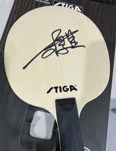 MA LONG SHIWEN ZHENDONG WANG MANYU XU XIN tennis de table dédicacé ping-pong - Photo 16/28