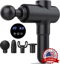 Pistola De Masaje Masajeador Muscular Electrico Tejido Profundo Cuello Espalda