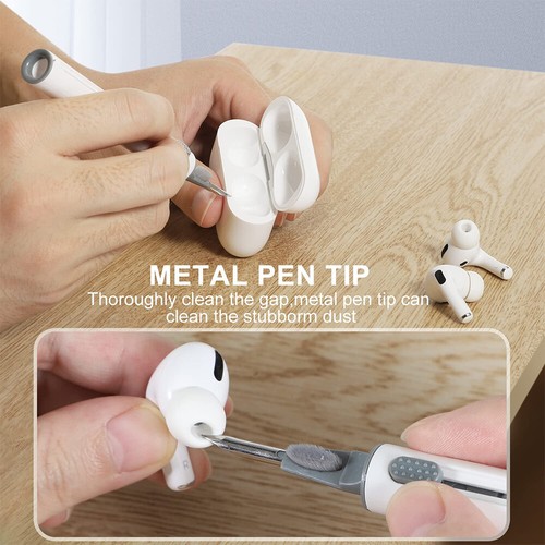 3 in 1 Reiniger Set für AirPods Kopfhörer Cleaner für Apple Air Ear Pod Ladecase - Zdjęcie 5 z 10