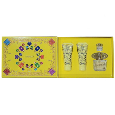 Versace Eau de Toilette Yellow Diamond 4PCS Gift Set For Women