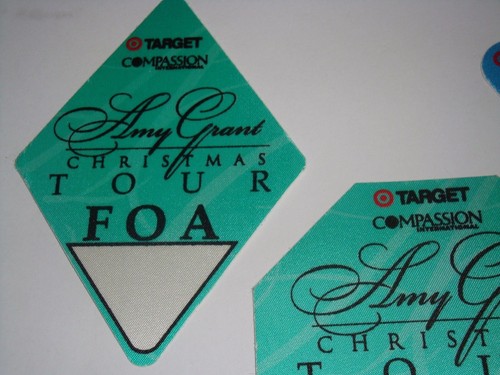 AMY GRANT 1997 CHRISTMAS TOUR 3 Backstage ticket Passes pass Christian pop USA - Picture 3 of 6