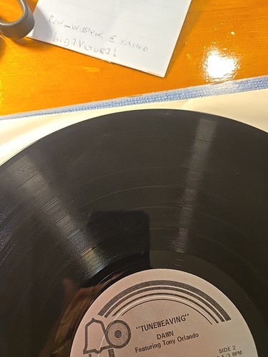 Dawn featuring Tony Orlando Tuneweaving vinyl LP - Picture 15 of 16