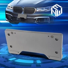 For 18-19 BMW 7-Series Front Bumper License Plate Tag Mounting Bracket Holder