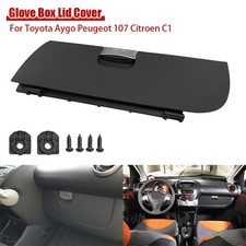 SCHWARZ FÜR CITROEN C1 PEUGEOT 107 TOYOTA AYGO HANDSCHUHFACH DECKEL KLAPPE