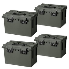 12765 XL Storage Bins With Lids, 4-Pack Stackable Storage Bins, Made in USA, ...