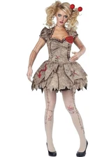 California Costumes Voodoo Dolly Adult Halloween Costume Size Small