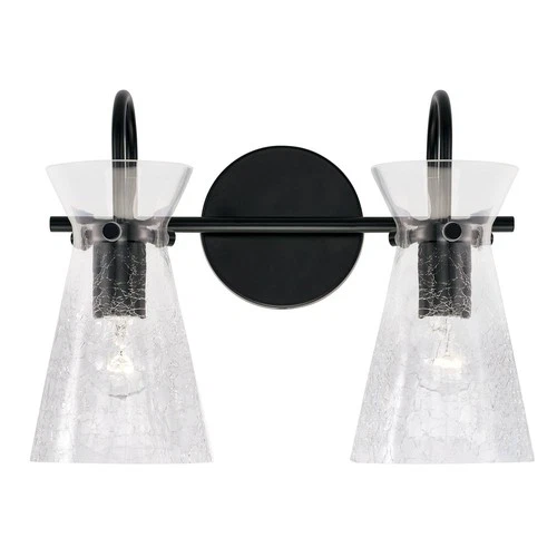 Capital Mila 11" High Matte Black 2-Light Wall Sconce - Picture 5 of 6