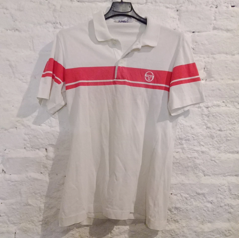 SERGIO TACCHINI JOHN McENROE Vintage 80s Maglia Tennis Shirt II S Made in Italy - Bild 1 von 4