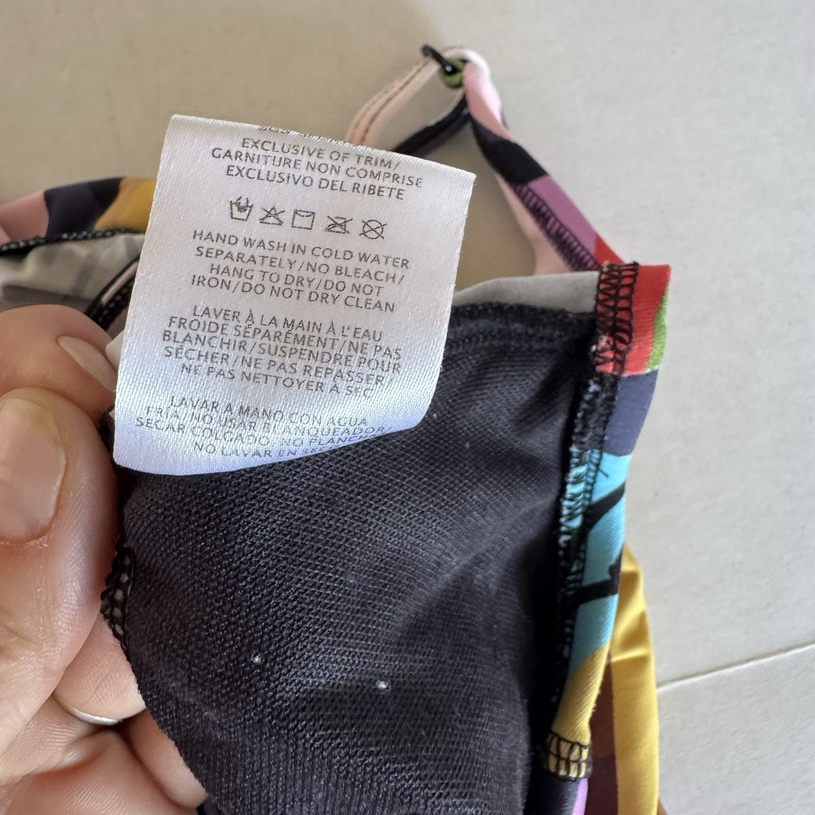 Body Glove One Piece Swimsuit Zipper Adjustable Straps Colorful Women’s Medium