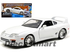 JADA 97375 THE FAST AND FURIOUS BRIAN'S TOYOTA SUPRA 1:24 DIECAST CAR WHITE