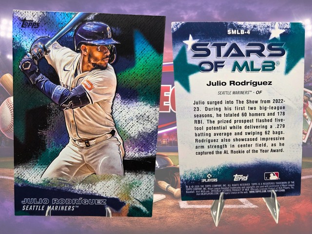 2026 Topps Series 1 Stars of MLB SMLB-4 Julio Rodríguez Seattle Mariners NM