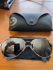 RB3549 9012/88 61X16 145 3N Ray-Ban Sunglasses Gradient Gray Lenses. MINT 