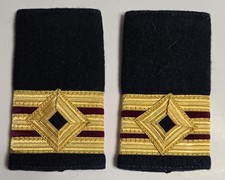 🔥Royal Canadian Air Force Major Epaulettes Burgundy Gold Rank 🔥Royal Canadian Air Force Major Epaulettes Burgundy Gold Rank