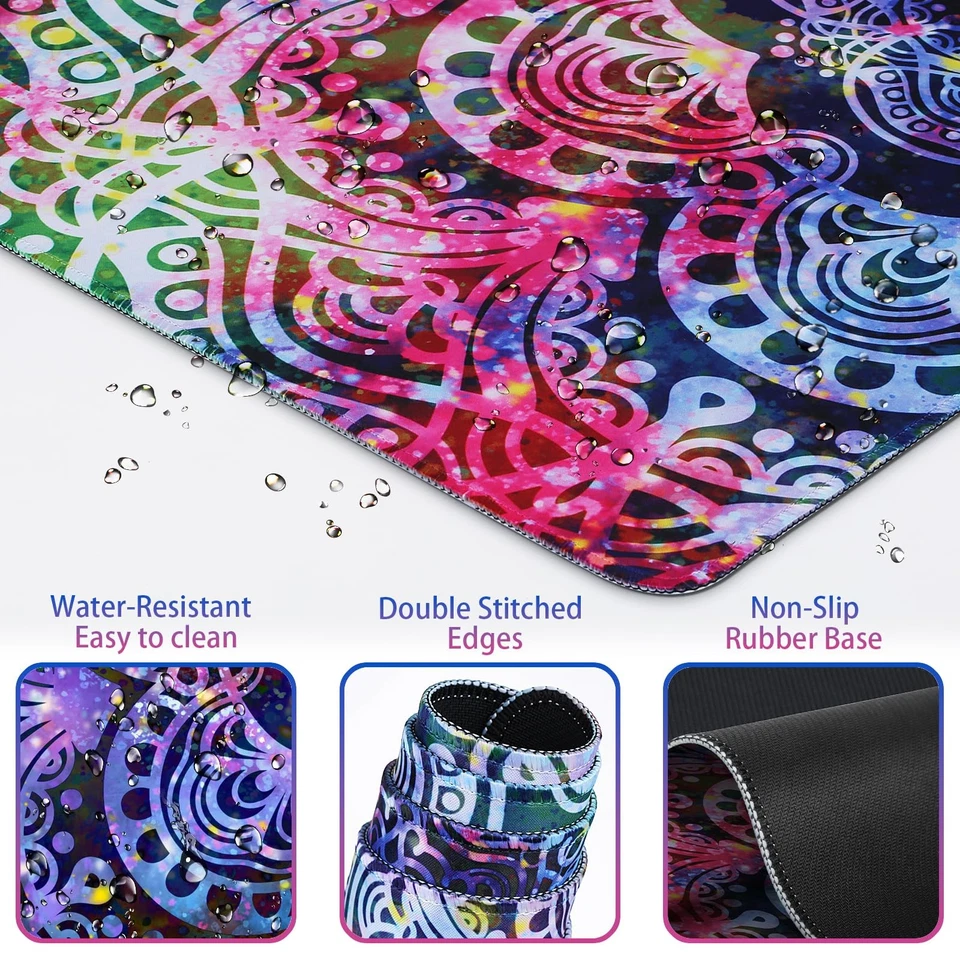 Mouse Pad with Wrist Rest, 4-in-1 Large Mousepad+Keyboard Wrist Rest+Mouse Pa... - Image 3 of 4