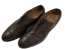 Allen Edmonds Park Avenue Cap-Toe Dark Brown Dress Shoe Men s Size 11 D VGC