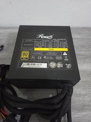 Rosewill Capstone-750 750W Power Supply 80Plus Gold (4+4)Pin, 4x(6+2)Pin PCI-E