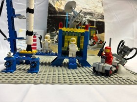 Vintage Lego Space Set #483 Alpha-1 Rocket Base COMPLETE w/ Instructions Minifig
