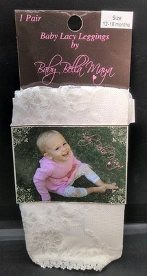 Baby Bella Maya Baby Lacy Leggings Size 12-18 Months Brand New B448