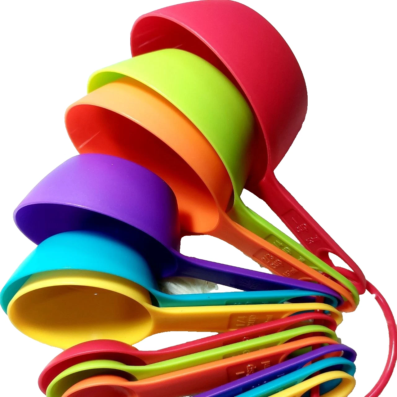 12pcs Multi-Color Measuring Cups And Spoons Set Plastic Cooking Kitchen Tools
Opens in a new window