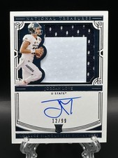 Jordan Love 2020 Panini National Treasures Collegiate Rookie Patch Auto /99 #120