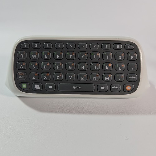 Official Microsoft Xbox 360 Chatpad Keyboard (White) OEM Tested Working