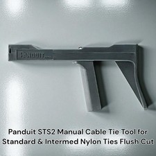 Panduit STS2 Manual Cable Tie Tool for Standard  Intermed Nylon Ties Flush Cut