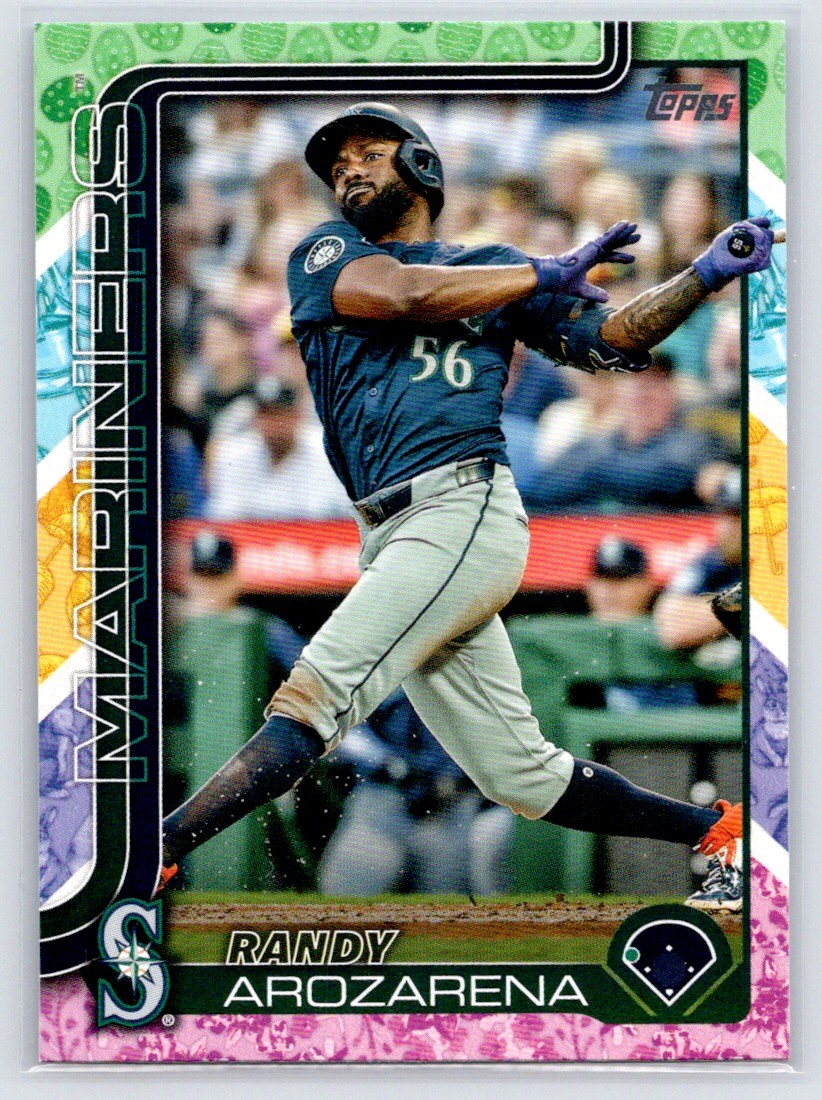 2025 Topps #111 Randy Arozarena Holiday Tin Variation