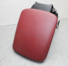Leder Mittelarmlehne Rot Armlehne mit Fach Armrest Volvo C30 D4 Facelift Bj.11