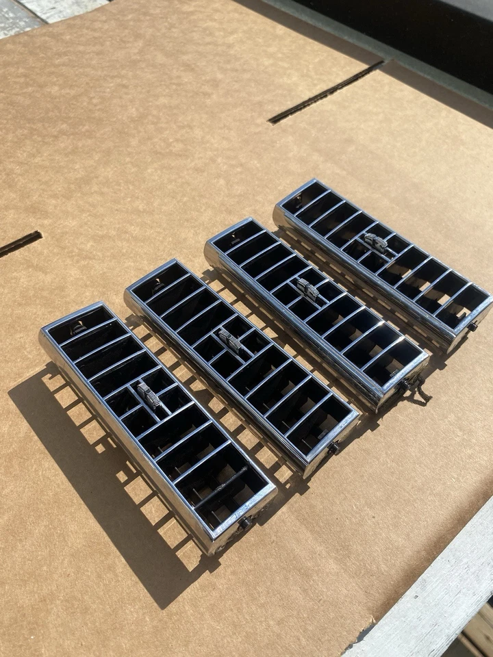 74-78 Cadillac Eldorado A/C Dash Pad Vents Set - Image 2 of 4