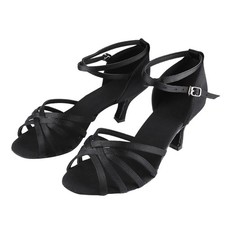 Soft Comfortable Latin Shoes Fashion Dance Shoe For Women Black 36