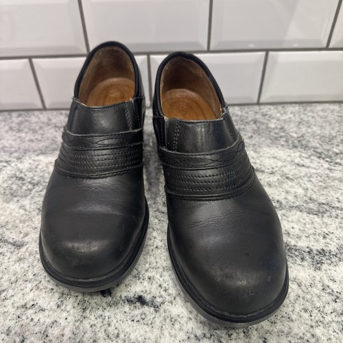 Ariat Women’s Shoes Steel Toe Clogs Safety Work Black Leather Size 8 B Composite - Picture 2 of 15