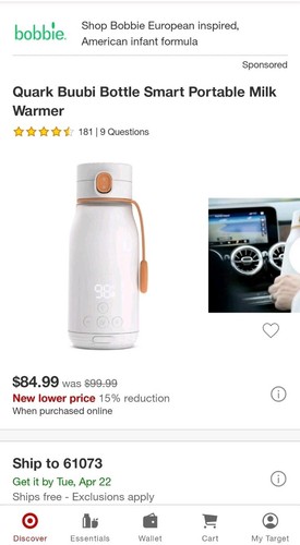 Quark Buubi Bottle Smart Portable Milk Warmer - Photo 15/15