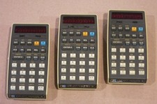 Hewlett-Packard HP 25 Scientific Calculator USA LOT OF THREE - Parts Only