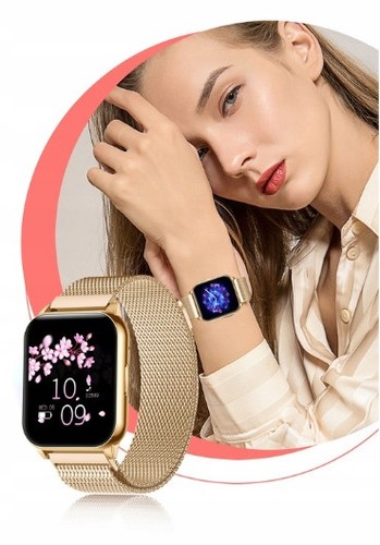 Smartwatch Damen Herren mit Telefonfunktion Armbanduhr für iPhone Samsung Huawei - Zdjęcie 11 z 11