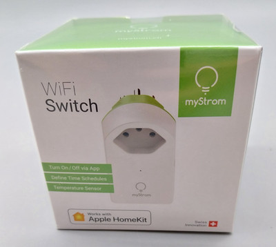 MyStrom Swiss Innovation WiFi Switch Smartplug Wlan Energy Control OVP #KT8926X