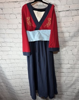 Only Little Once Mulan Warrior Princess Dress Size 8 Boutique Designer Chinese