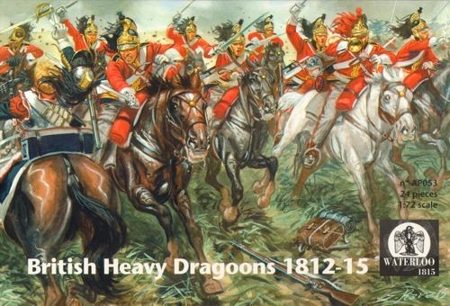 British Heavy Dragoons 1812-1815 Waterloo 1815 MaßStab 1:72 Cod.Ap053-image