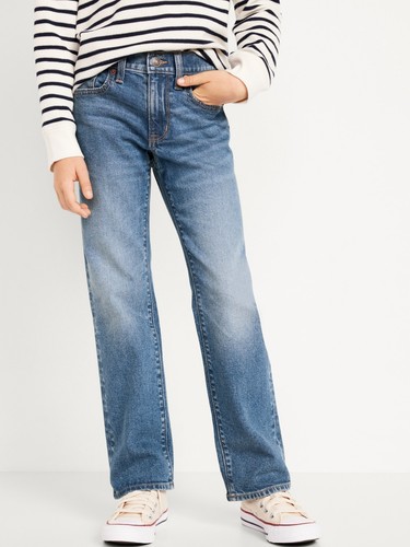 NEU Old Navy Denim Jeans Jungen Größe 14 schmal blau gerades Bein integriert Flex - Bild 1 von 7